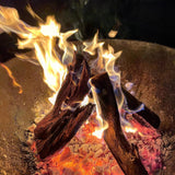South African Braai Wood in the UK in Firepit
